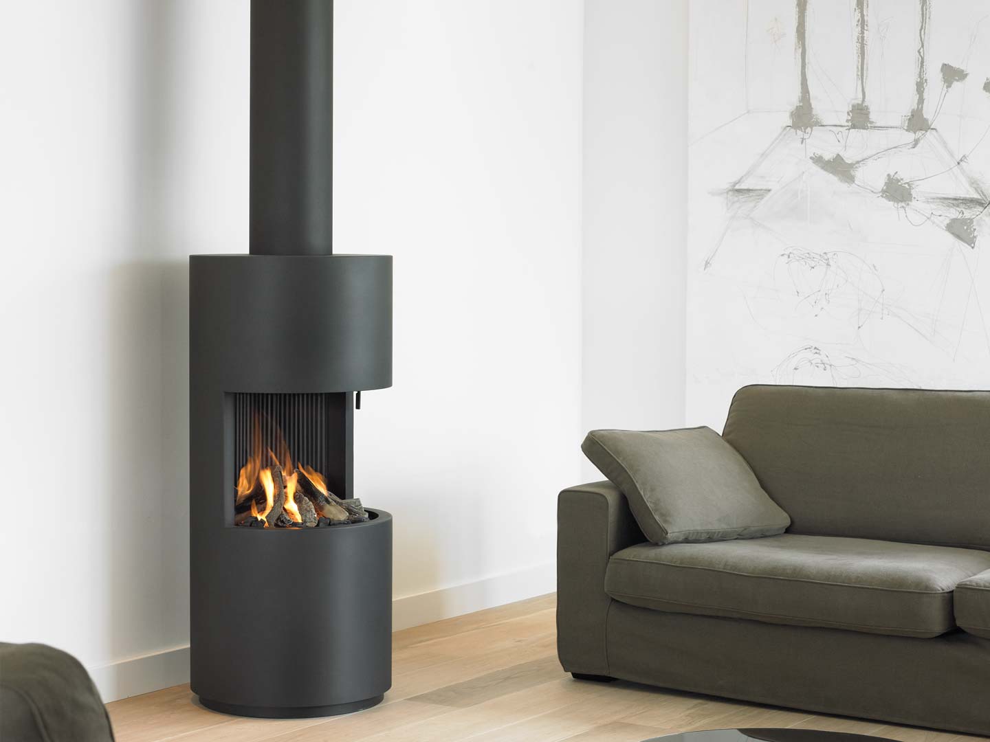 Voorbeelden van gaskachels voor interieur - UW-haard.nl