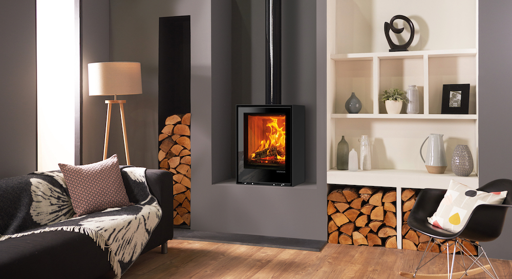 Stovax kachel ECOdesign Elise Glass 540T multifuel