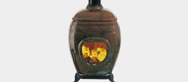 Handgemaakte houtkachel van African Flame