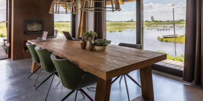 Project Heegh in Friesland met gecombineerde binnen- en buitenhaard - Zeno Products